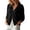 Black, variant on Vivianyo HD Women's Hooded Button Thin Cardigan, Regular Length Long Sleeve Outerwear, Fall Daily Casual Womens Hoodie for Shopping and Gathering, Sizes S-2XL
