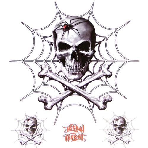 Lethal Threat Jesus Cross Car SUV Truck Wall Decor 6/" x 8/" Pack of 2 US SELLER