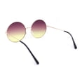 thumbnail image 4 of Classic Oversize Joplin Style Hippie Round Circle Lens Sunglasses Gold - Purple Yellow, 4 of 4