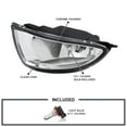 thumbnail image 3 of Spec-D Tuning Clear Lens Fog Lights + H11 Bulbs Included Compatible with 2004-2005 Honda Civic 2/4 Door L+R Pair Assembly, 3 of 7