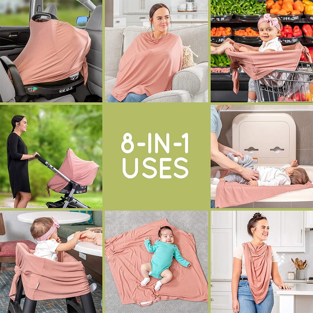 Breastfeeding Care Cover - 360-Degree Privacy, Hands-Free Baby View, Soft Breathable Fabric, - 3