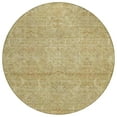 thumbnail image 2 of Addison Rugs Chantille Indoor/Outdoor Transitional Damask Wheat Washable Round Rug, 8' x 8', 2 of 6