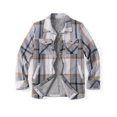 thumbnail image 6 of Zeagoo Women's Fleece Sherpa Jacket Casual Long Sleeve Button Down Flannel Shacket Shirt Winter Coat with Pockets, 6 of 6