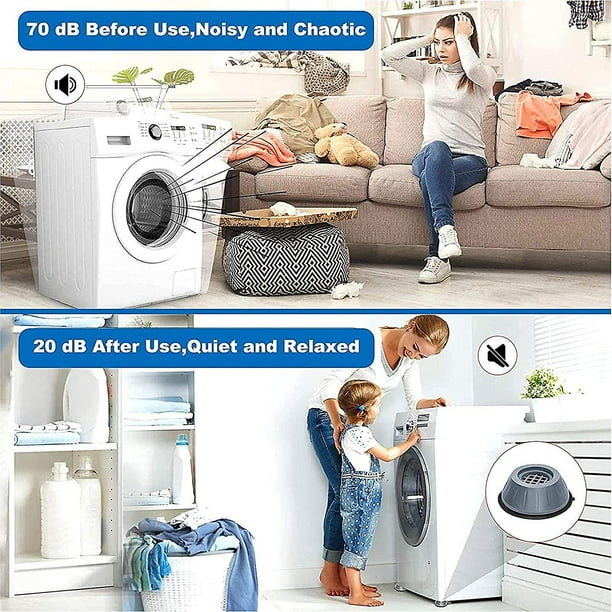 Coussinets anti-vibrations, 4 pièces pour machine à laver