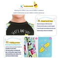 thumbnail image 4 of Greeniant Traje de neopreno para niños engrosado, cómodo, para niños, ropa de surf para mantener el calor, ropa de baño para niños y niñas con mangas Deportes acuáticos Gris L Greeniant OD003683-03, 4 of 6