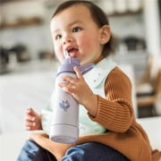 Green Sprouts - 10 Oz Sprout Ware Straw Bottle, Plum
