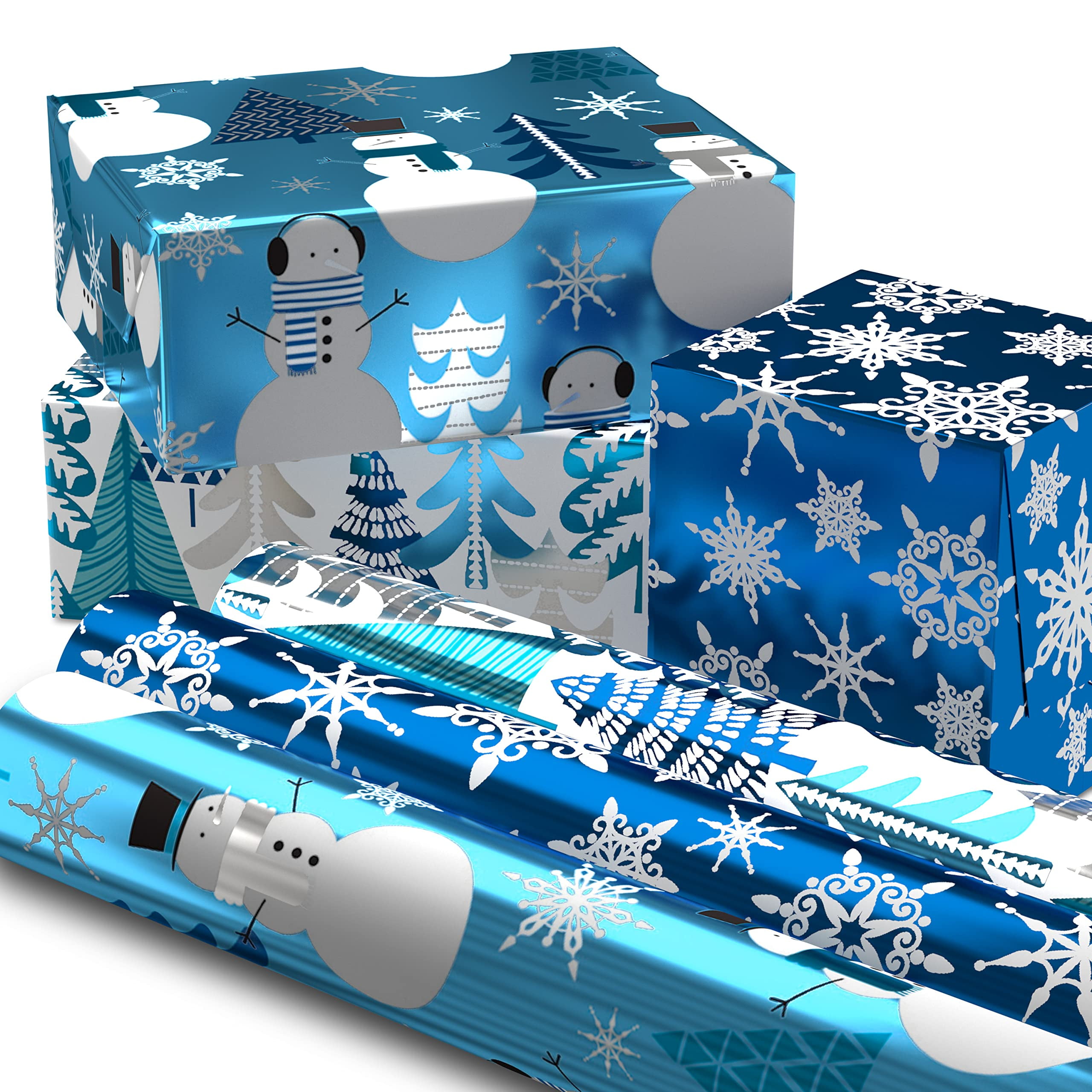 Hallmark Blue Foil Christmas Wrapping Paper With Cut Lines On Reverse   1232e060 3623 49c8 9ef1 0993e4ce596c.7dd9443c00acc007556cb4333d360f6b 