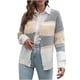 thumbnail image 2 of Pntutb Chaqueta de suéter de punto suelto a rayas para mujer Liquidación de otoño e invierno para mujer Pntutb Pntutb-6738, 2 of 6