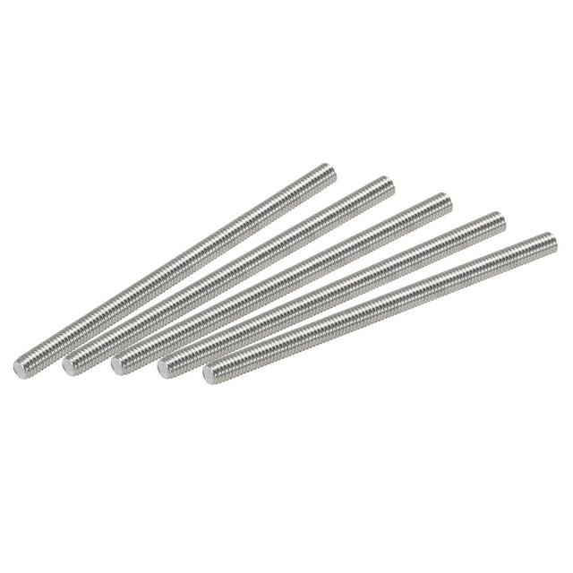 Unique Bargains M3 x 50mm Fully Threaded Rod 304 Stainless Steel Right Hand Threads 15 Pack