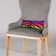 thumbnail image 4 of Everything Comfy Tiger Print Decorative Pillow, 16x6 Inch, Rainbow Gradient,, 4 of 4