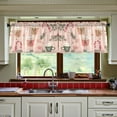 thumbnail image 3 of Yayeee Kitchen Curtains Set of 2 Light Filtering 57"x24" Over Sink Window Panels, Hand Drawn Cups, 3 of 7