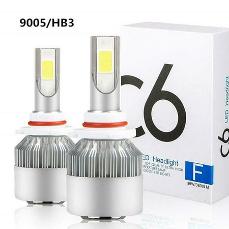 

For Subaru Forester 2006-18 White Light LED Headlight High Beam Bulbs 9005 6000K