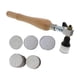 thumbnail image 1 of Kit de lijadora de cuenco, herramienta lijadora de bucle, lijadora de madera para carpintería con doble rodamiento 1 pulgada, 1 of 9