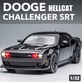 thumbnail image 2 of 1:32 Simulation Challenger Hellcat SRT Red Eye Classics Alloy Cars Toy Diecasts Vehicles Metal Model Car Decoration Kid Gift Boy,Red, 2 of 8