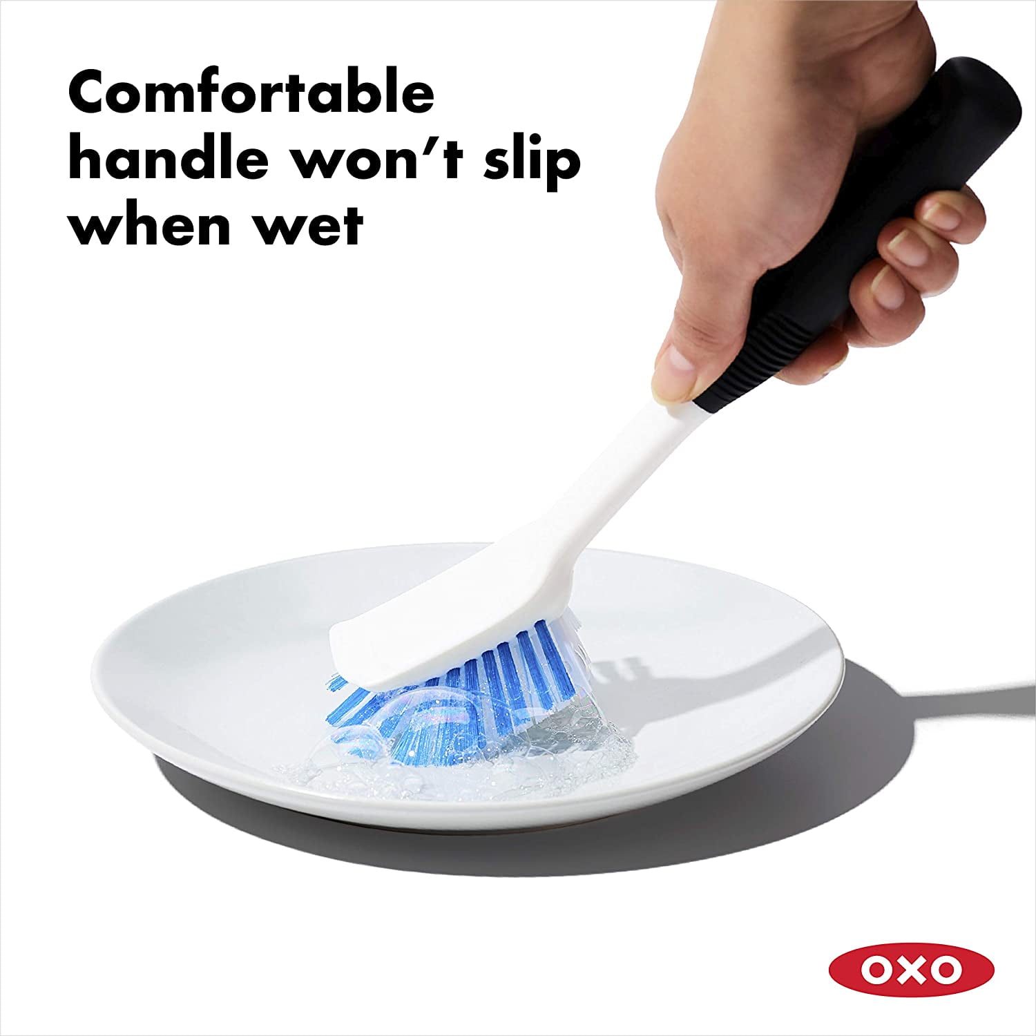 Oxo Good Grips 10-1/2 in. L Soap Dispenser Dish Brush For Kitchen  #VSHE1206713, 1067529