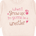 thumbnail image 3 of Inktastic Wrestling Future Wrestler Girls Toddler Sweatshirt, 3 of 4