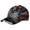 thumbnail image 3 of Lotusprinthandmade Personalized US Eagle Patriotic Classic Baseball Cap Multicolor, Eagle Cap, 3 of 7
