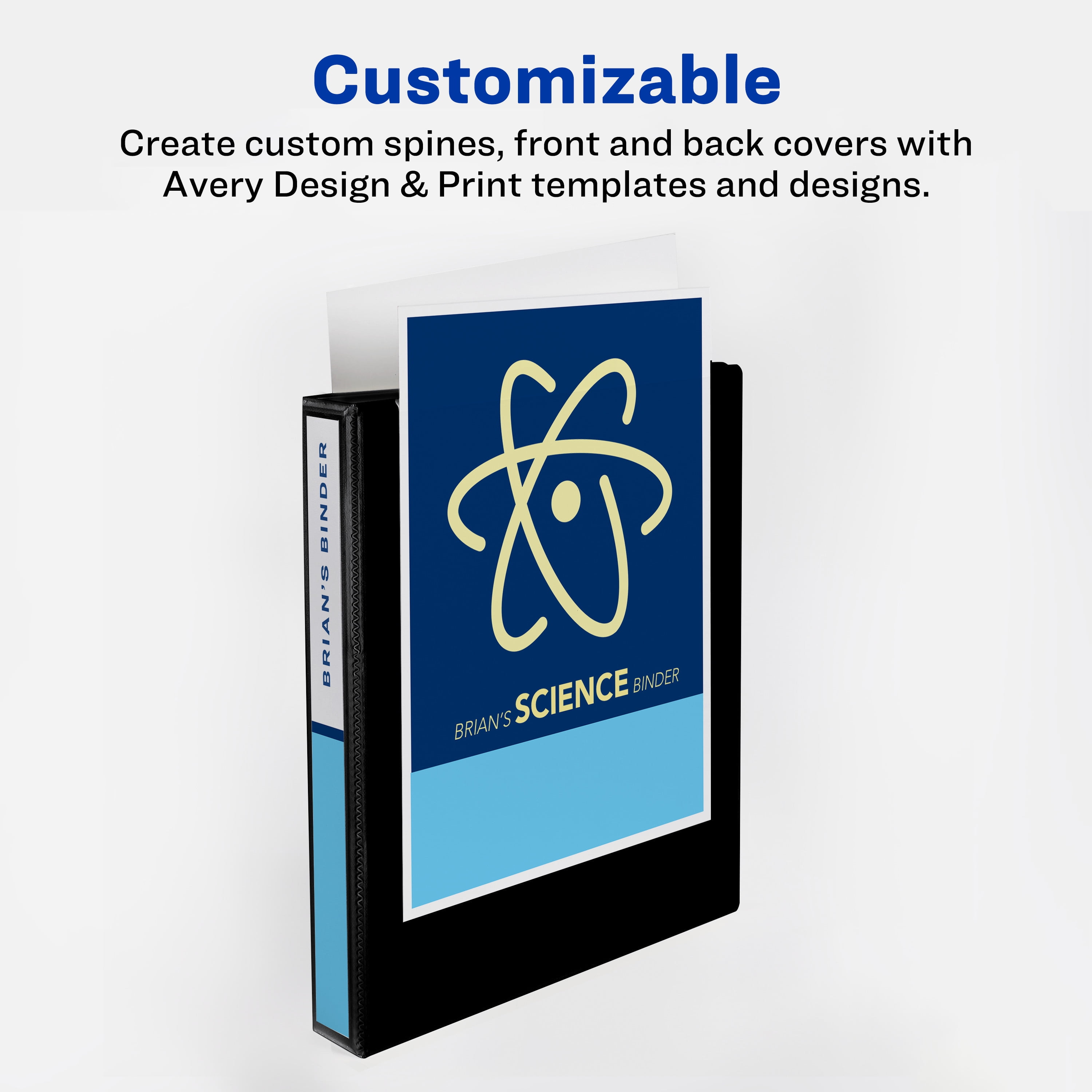 Avery Heavy-Duty View Binders, 3 inch Rings, 2  Binders (46044)