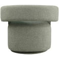 thumbnail image 3 of Meridian Furniture Niya Green Linen Textured Fabric Swivel Accent Chair, 3 of 11