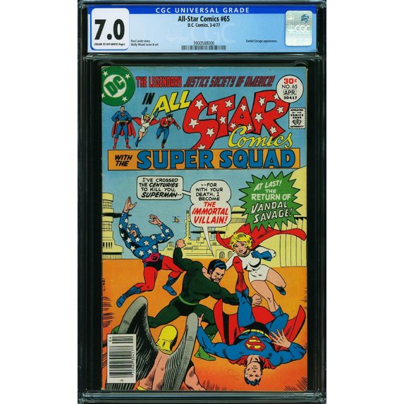 All-Star Comics #65 - CGC 7 Comic Book