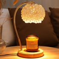 thumbnail image 1 of Lámpara Calentadora de Velas, Elegante Calentador de Velas Eléctrico con Temporizador, 4 Brillo Ajustables con 2 Bombillas, Navidad Decoración del Hogar del Dormitorio, Regalo para Mujer Amigos, 1 of 7