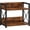 Brown, variant on Giikin Countertop Shelf Organizer, 2 Tier Kitchen Spice Rack for Countertop, Wood Coffee Counter Shelf for Home, Particle Board and Metal, Grey, Small