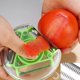thumbnail image 5 of Injueey 3 en 1 Trio Set Slicer Pelador de acero inoxidable Trituradora Cortador Multi Peel Rallador Accesorios de cocina Cocina y Comedor Verde Injueey HA006448-01B, 5 of 6