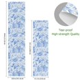 thumbnail image 3 of 44"x10" Skateboard Grip Tape Protector Sheets Nonslip Protection Griptape Sheet for Outdoor Sports Blue Watercolor Floral Pattern, 3 of 7
