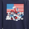 thumbnail image 3 of Disney - Mickey And Friends Flag - Toddler & Youth Long Sleeve Graphic T-Shirt, 3 of 5