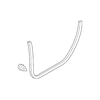 Genuine OE Audi Door Weather-Strip - 4H4-839-718-C