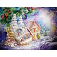 thumbnail image 1 of Wdftyju 5D Kit Rhinestone DIY Postre de Navidad Casa Taladro redondo completo Pintura de diamante Wdftyju 6ka3er7pj9er0qh5, 1 of 9