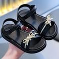 thumbnail image 5 of KPOPLK Girls Sandals Unisex Toddler Kids Double Buckle Sandals Comfort Open Toe Adjustable Back Strap Shower Beach Pool Shoes(Toddler/Little Kid/Big Kid) Size 11,Black, 5 of 8
