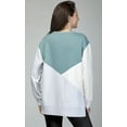thumbnail image 2 of Green Tea Women's Colorblock Sweatshirts, 2 of 6
