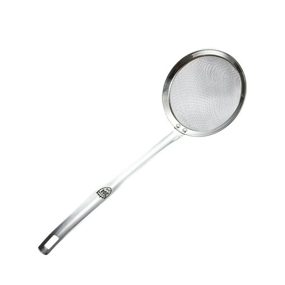 Vikakiooze under $10,Stainless Steel Fine Mesh Strainers, Wire Sieve with Insulated Handle Kitchen Strainer, Oil Scoop Oil Separator Filter Scoop Oil Residue Oil Fine Mesh Screen