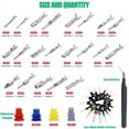 thumbnail image 4 of 755Pcs Car Electrical Wire Terminal Pins Connector Kit 1/1.5/1.8/2.2/2.8/3.5mm 21Type Connector Pins Terminal Auto, 4 of 6