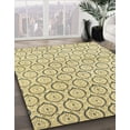 thumbnail image 2 of Ahgly Company Indoor Round Abstract Brown Abstract Area Rugs, 5' Round, 2 of 6