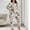 White, variant on HOMBOM Womens Plus Size Christmas Pajamas Loungewear Cute 2 Piece Set Pjs for Women Nightwear