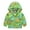 Green, variant on Toddler Baby Boys Girls Spring Jacket Cute Cartoon Windbreaker Coats Rain Jacket Hooded Zip Light Outerwear Trench Snowsuit Parka Vest