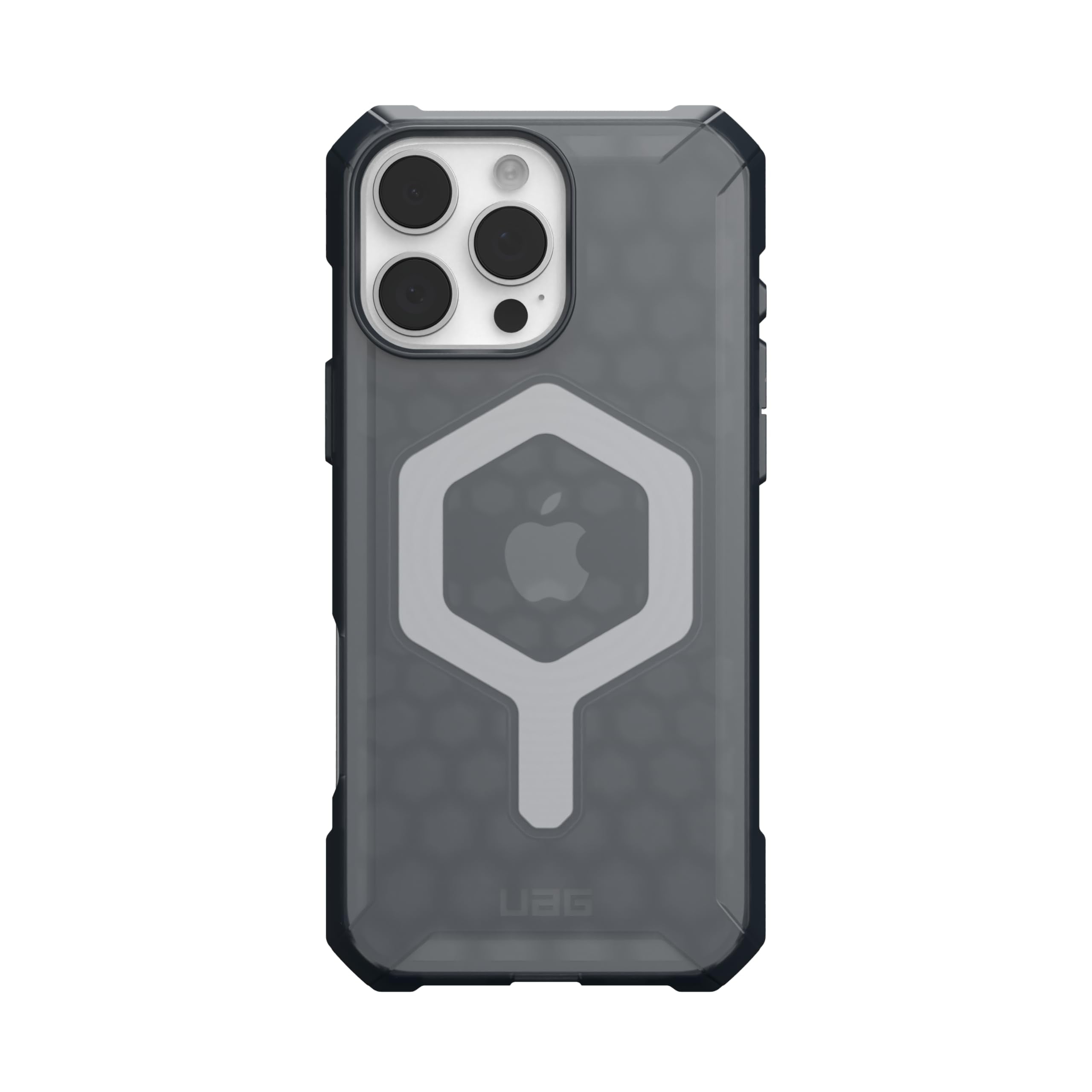 UAG iPhone 16 Pro Max Case 6.9" Essential Armor - Compatible with MagSafe Charging Rugged Slim Sleek Shockproof Anti-Slip Military Grade Protective Cover, Ash