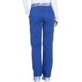 thumbnail image 3 of Dickies Essence Medical Scrubs Pant for Women Mid Rise Tapered Leg Pull-on DK140, XS, Galaxy Blue, 3 of 7
