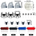 thumbnail image 3 of Decoración de telaraña para tartas con araña para fiesta de cumpleaños, 3 of 6