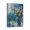 à Fleurs Bleues (87), variante sur Floral Fiesta Décoration Élégante pour Salle de Bain, Peinture sur Toile 16x12 Pouces pour Salon, Chambre, Cuisine et Bureau