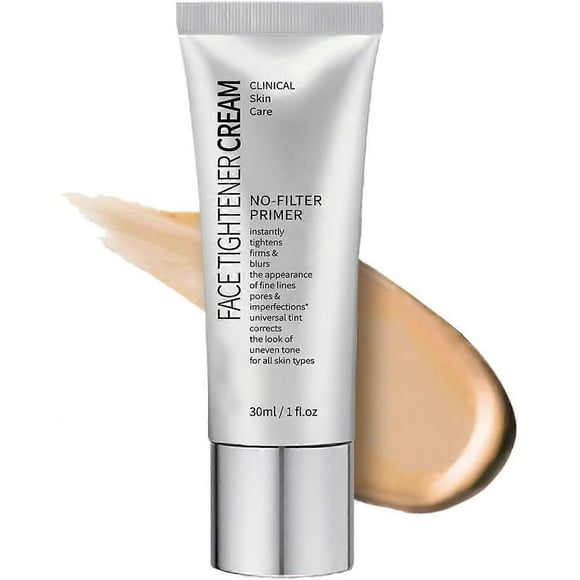 Face Tightener No-Filter Primer, Instant Face Tightener Primer Makeup, Blurring Face Primer, Long Lasting Power Grip Primer
