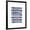 Black Frame, variant on Art.com Indigo Stitchy I Art Print by Nikki Galapon, 18" x 24"