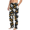 thumbnail image 4 of Top-kevin Halloween Ghost Bat Pumpkin Men's Pajama Pants Sleepwear Lounge Pajama Bottoms with Pockets, S M L XL XXL, 4 of 14