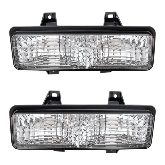 Park/Signal/Side Marker for 1989-1991 Blazer for Dual Headlights for 1992-1995 G10 for 1992-1995 G20 for 1992-1996 G30 for 1989-1991 R1500 Suburban for 1989 R2500 for 1992-1996 G3500 5975227 Set