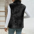 thumbnail image 4 of Diufon Womens Fleece Vest Lightweight Sleeveless Plus Size Jackets Stand Collar Fall Winter Warm Fashion Coat, 4 of 7