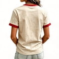 thumbnail image 4 of 9/11 25th Anniversary Shirt Womens Shirts 911 We Will Never Forget Patriotic American Flag Memorial Graphic T-Shirt Beige S, 4 of 4