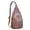 Citrus-10, variant on Meditation Mandala Sling Backpack&nbsp;- Spiritual Zen Design Crossbody Bag, Multi-Compartment Organization