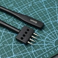 thumbnail image 3 of SUTENG Leather Craft Tool Punches 6mm 2/4/6 Leather Craft Chisel Set Lace Stitching for Belts Watchbands Leather Stitching DIY Work (Black) (4mm), 3 of 5